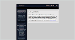 Desktop Screenshot of faklen.dk