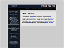 Tablet Screenshot of faklen.dk